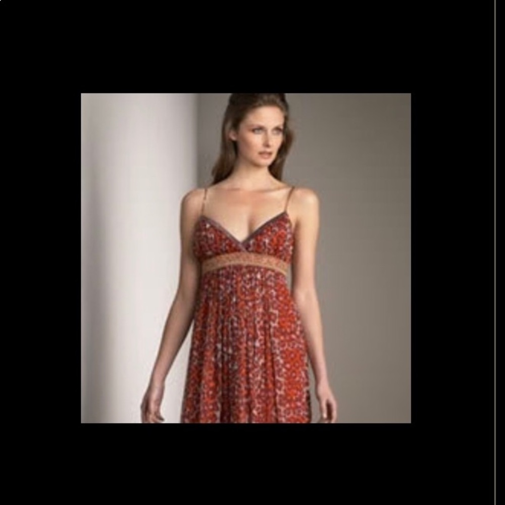 Nicole Miller Dress Sz/8 red leopard print